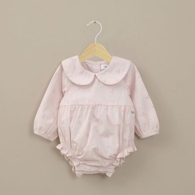 Imagen 1 del producto Bombacho manga larga rosado de bebé niña