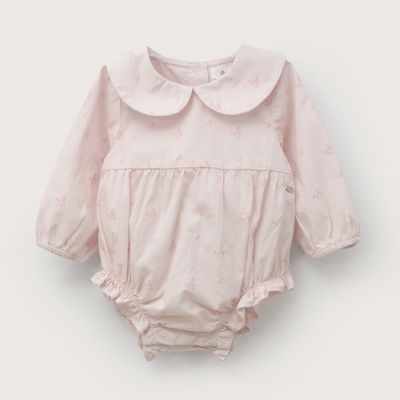 Imagen 2 del producto Bombacho manga larga rosado de bebé niña