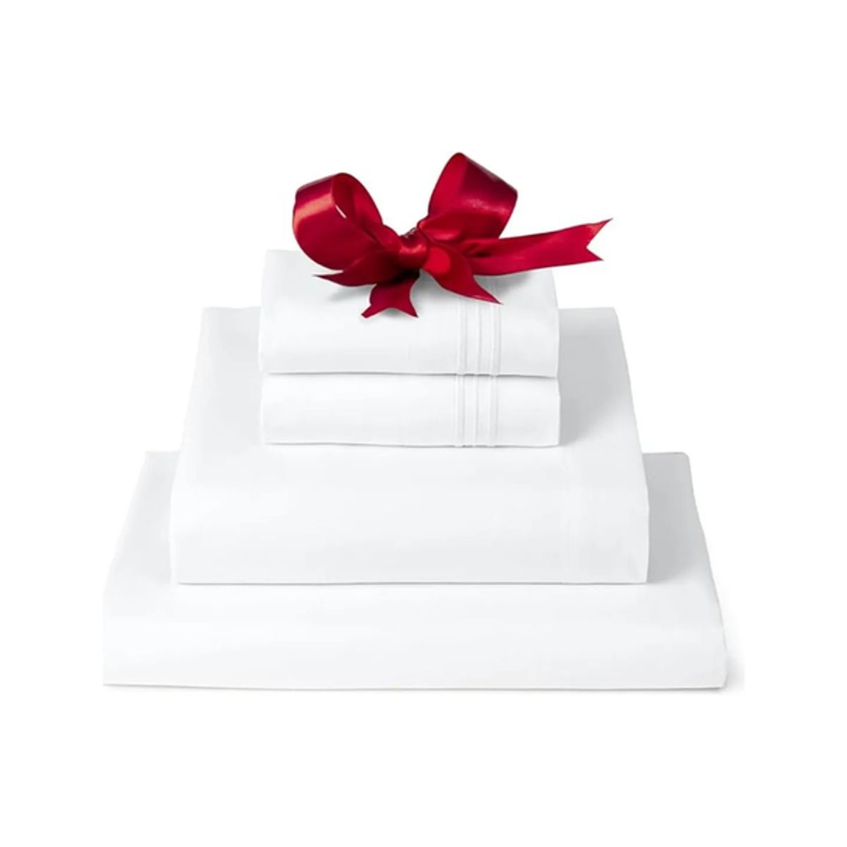 GENERICO - Juego sabanas aura zeus king 1800 hilos color blanco