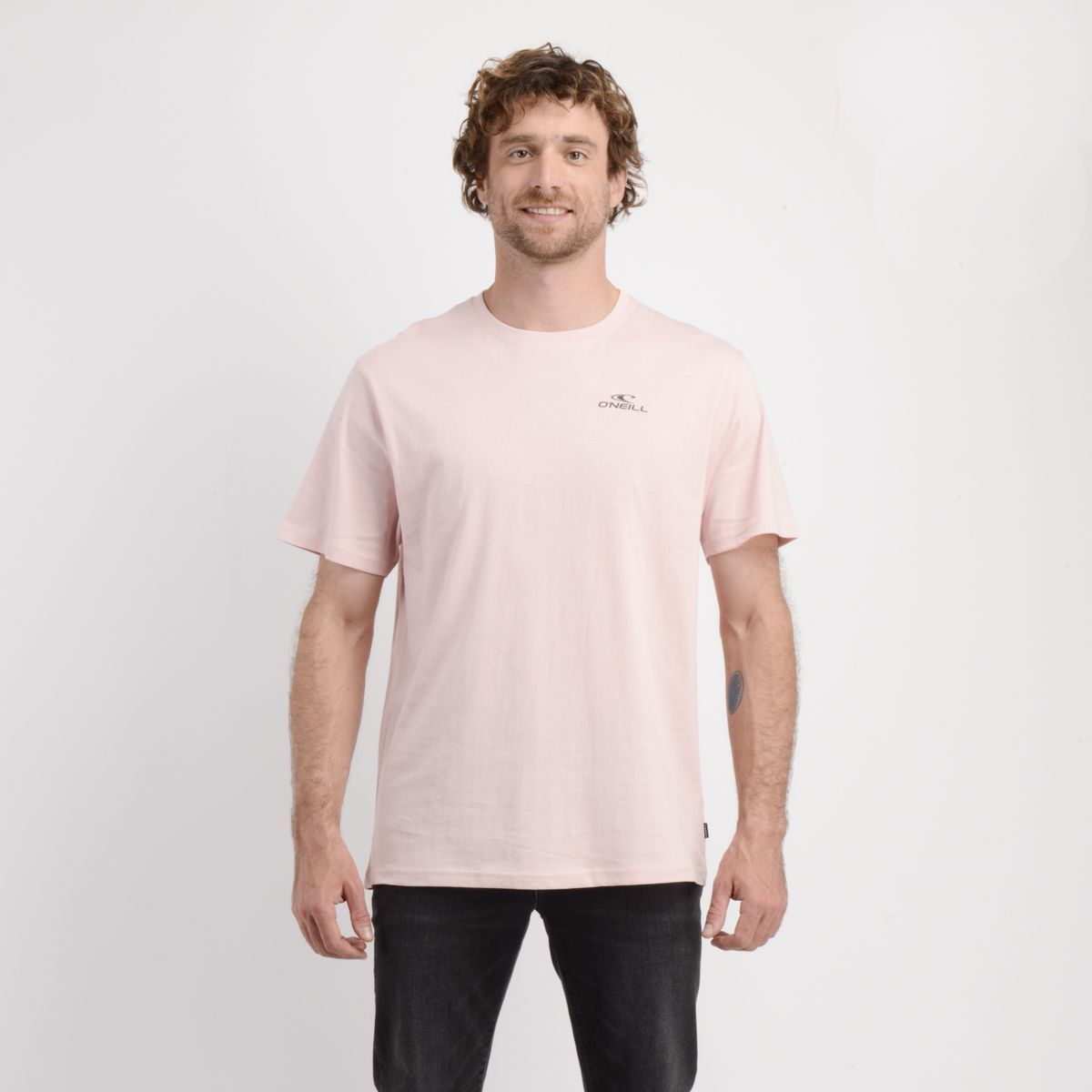 O'NEILL - POLERA MANGA CORTA BLENDED ROSADO