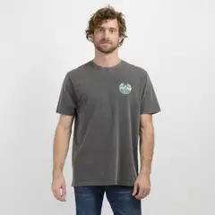 O'NEILL - POLERA MANGA CORTA MIDNIGHT GRIS OSCURO