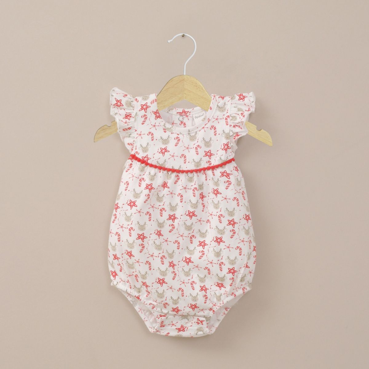 OPALINE - Bombacho rojo navidad de bebé niña