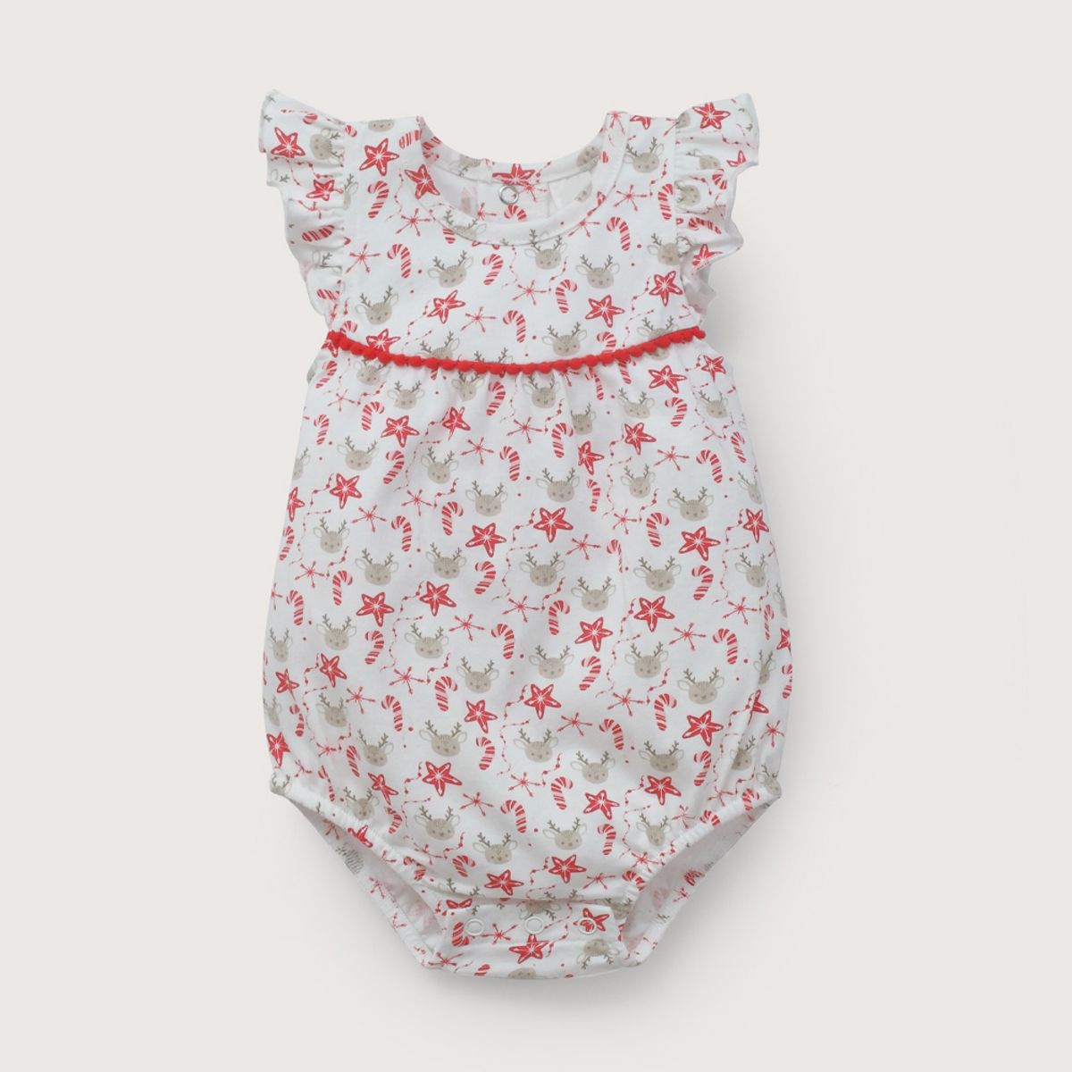 OPALINE - Bombacho rojo navidad de bebé niña