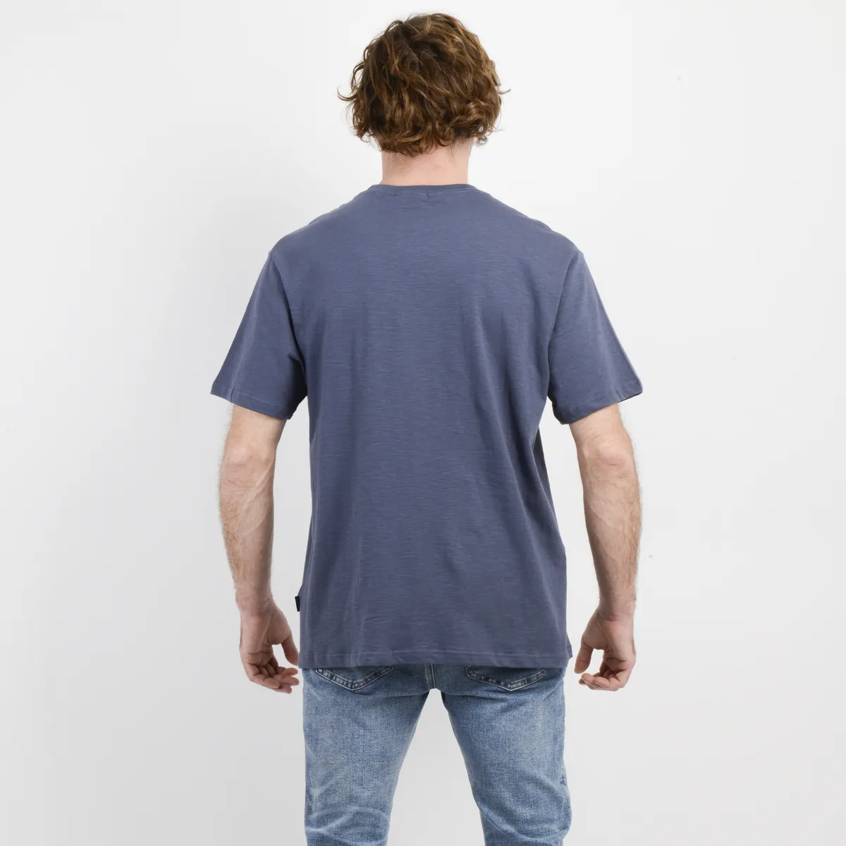 O'NEILL - POLERA MANGA CORTA RETRO SQUARE AZUL