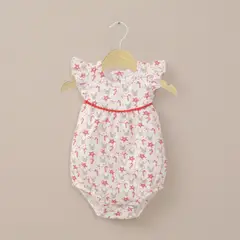 OPALINE - Bombacho rojo navidad de bebé niña