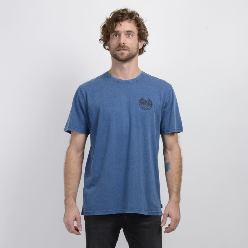 O'NEILL - POLERA MANGA CORTA MIDNIGHT AZUL