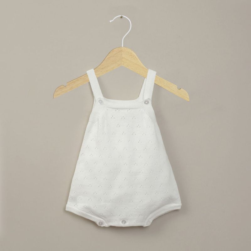 OPALINE - Bombacho blanco tejido de bebé niña 40783