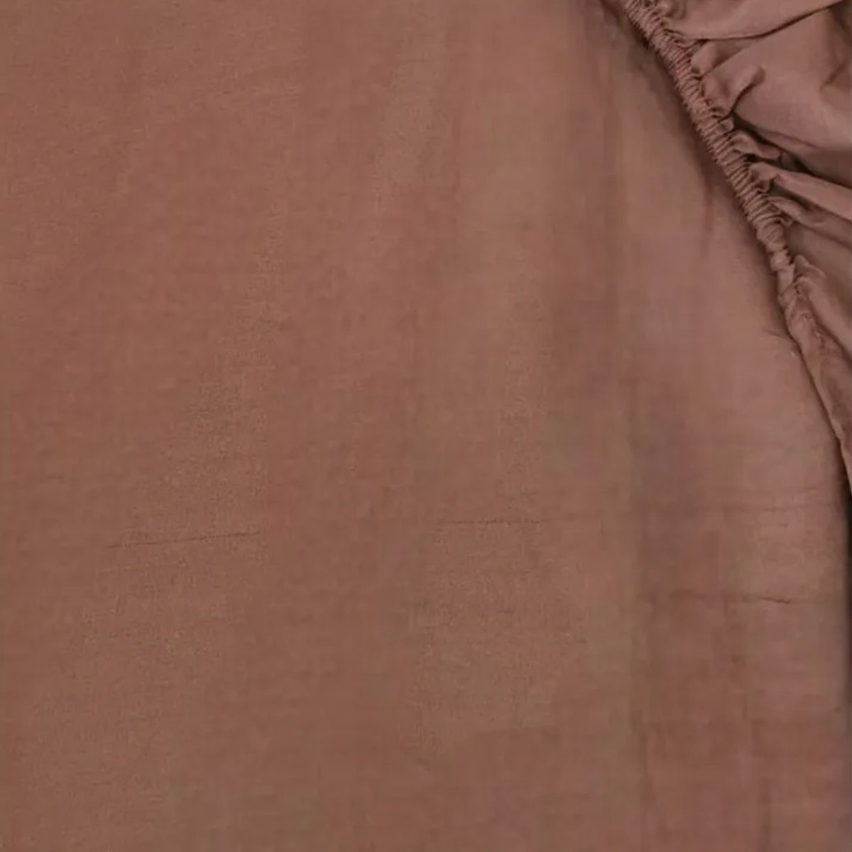 GENERICO - Juego sabanas unicolor 15 plaza color marron