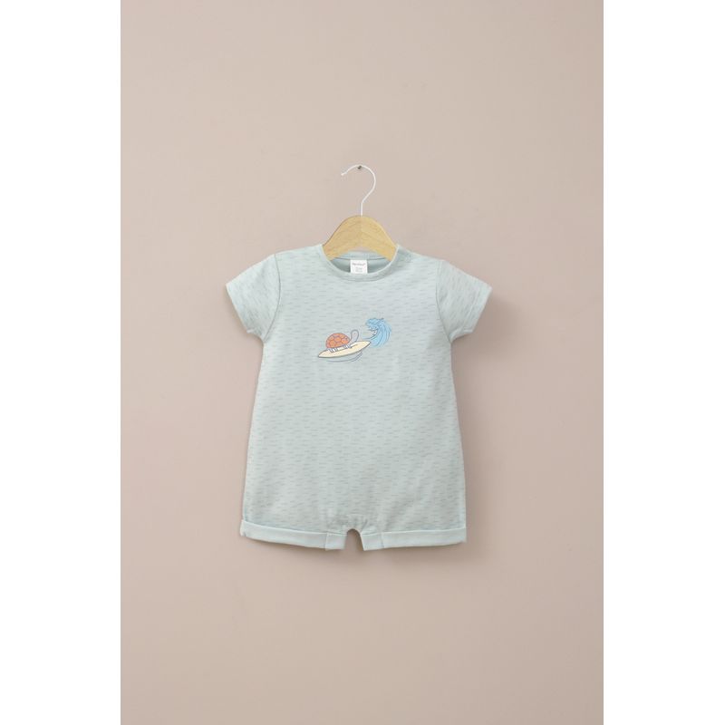 OPALINE - Bombacho celeste estampado de bebé niño