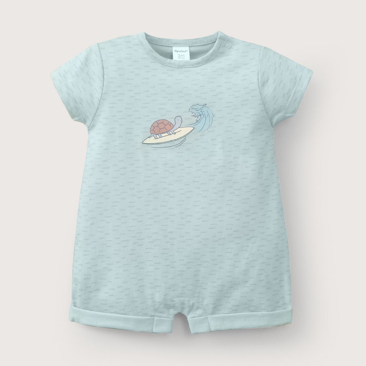 OPALINE - Bombacho celeste estampado de bebé niño