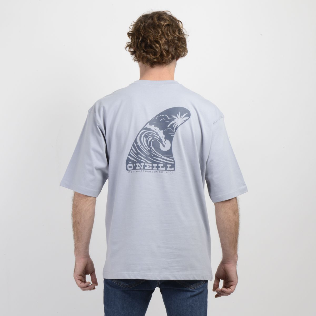 O'NEILL - POLERA MANGA CORTA SKEG AZUL CLARO