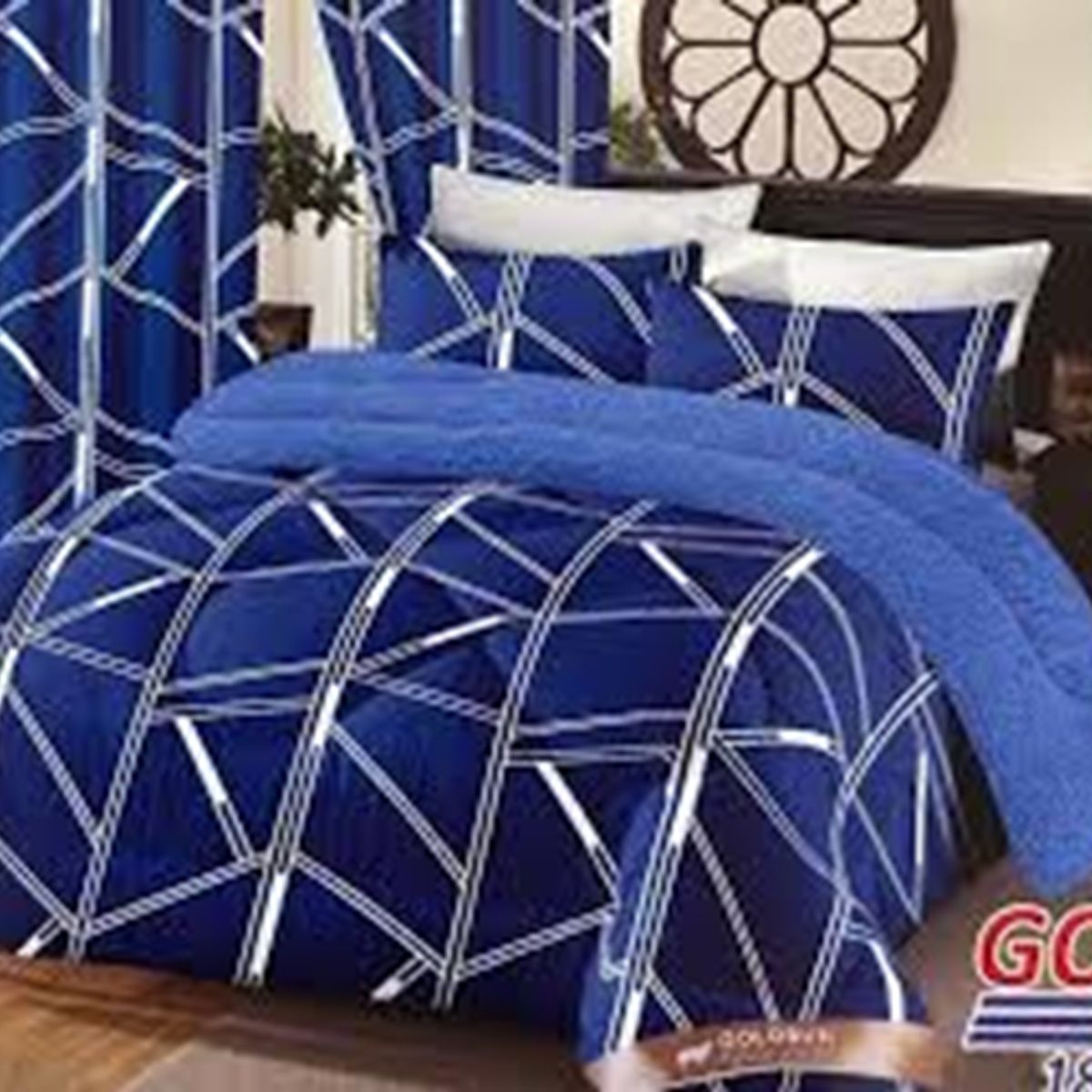 GENERICO - Juego sabana estampado algodon 15 plaza color 17