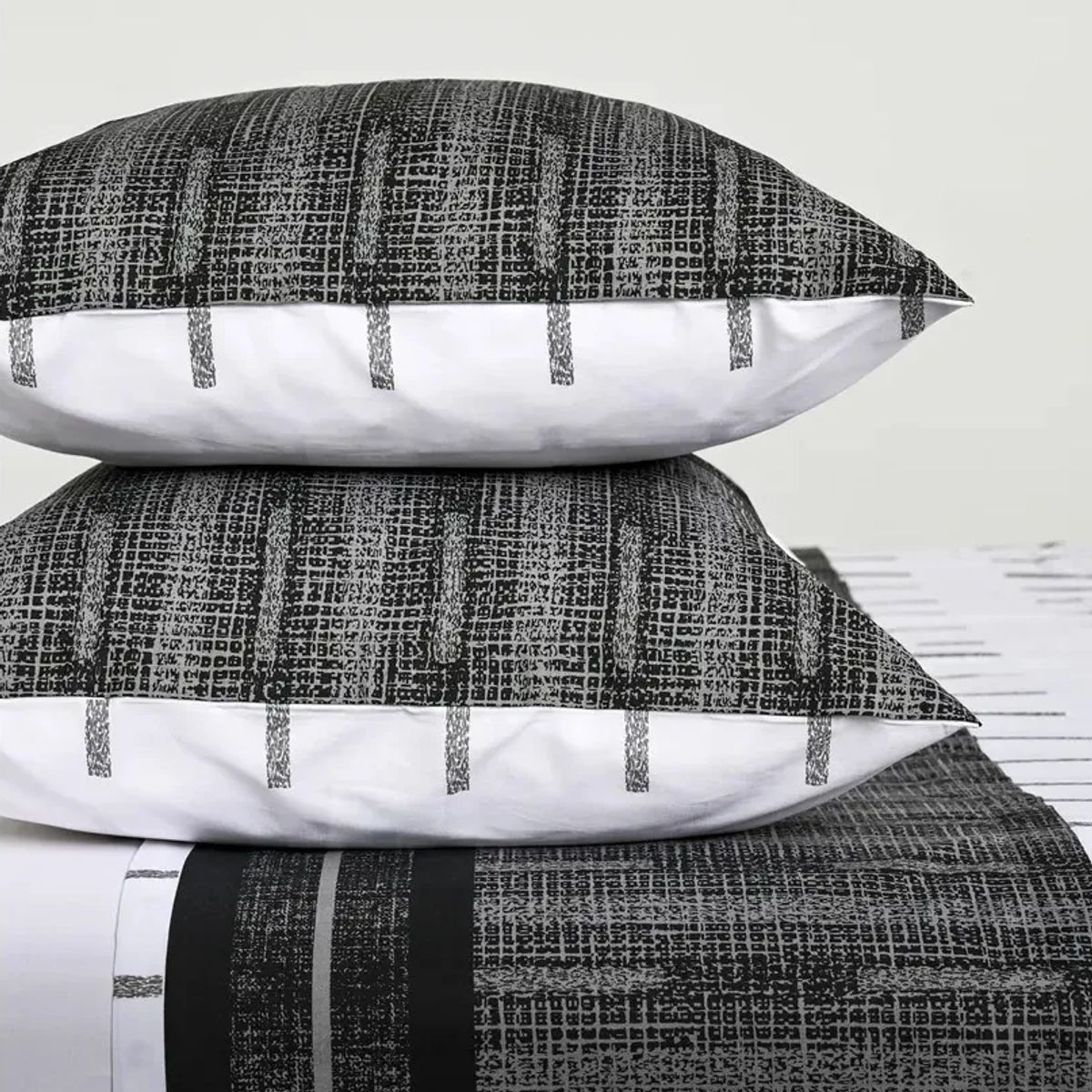 GENERICO - Sabanas Cannon 2 plazas 144 hilos vías negro color alba