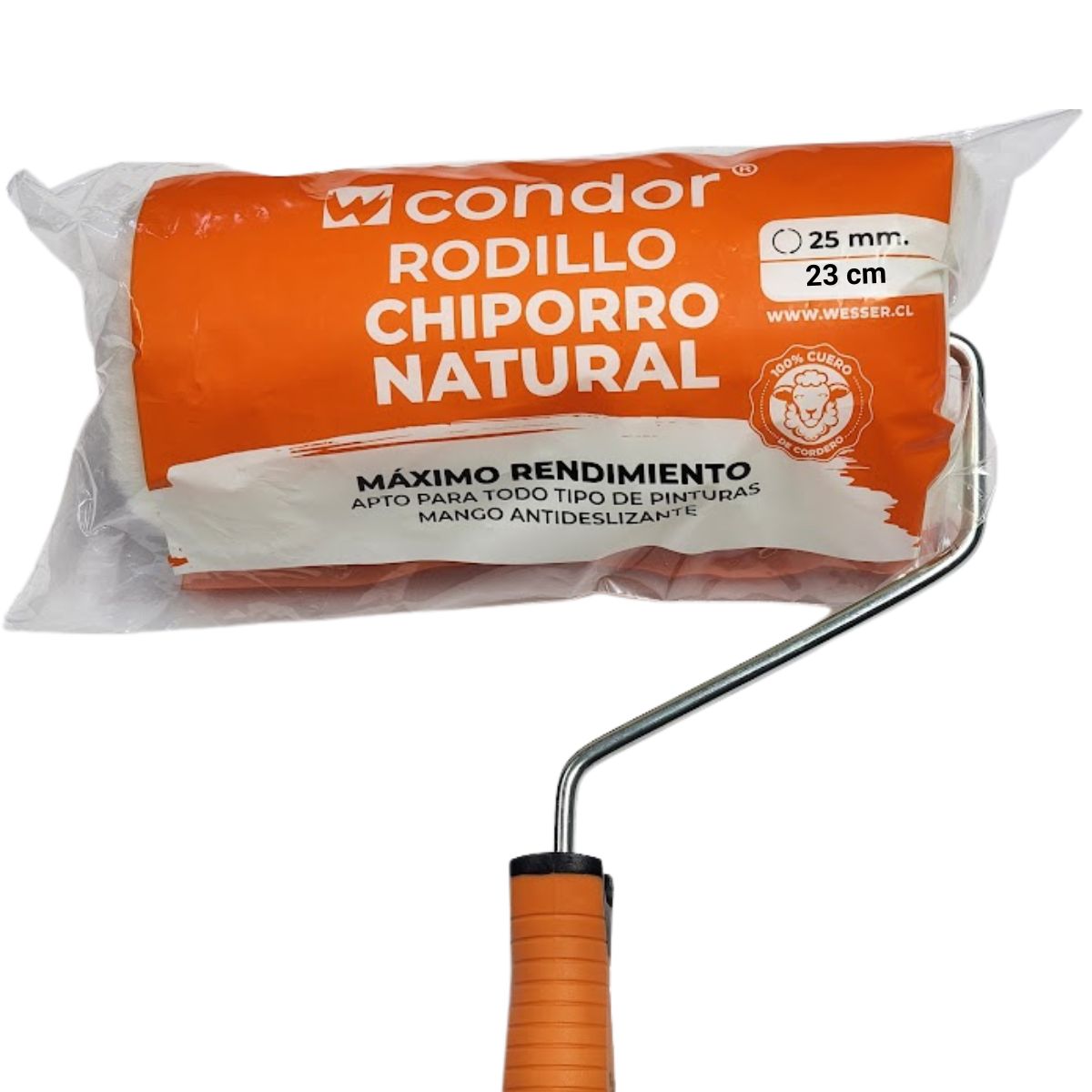 CONDOR - Rodillo Condor Chiporro Natural Premium 9" -  23 Cm