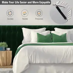 GENERICO - Sujetadores de sabana correa ajustable 8 unidades