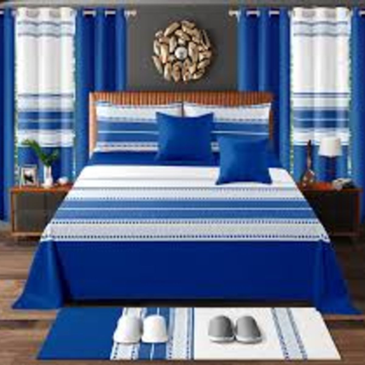 GENERICO - Sabanas Cannon 2 plazas 144 hilos diseño daloa