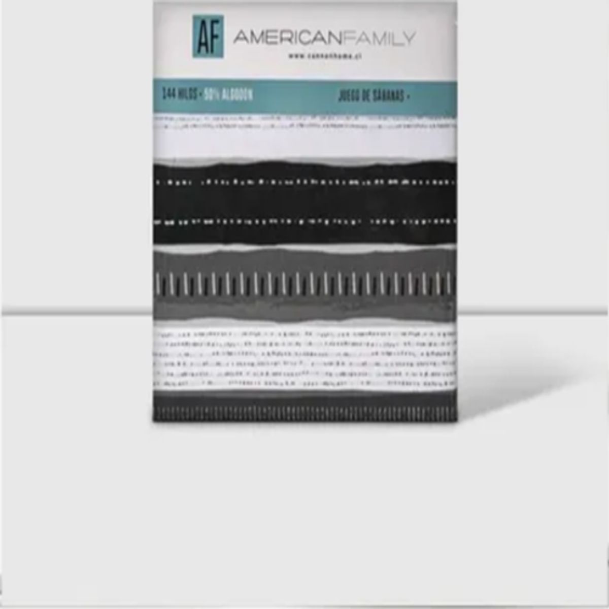 GENERICO - Sabanas Cannon king 144 hilos diseño iron