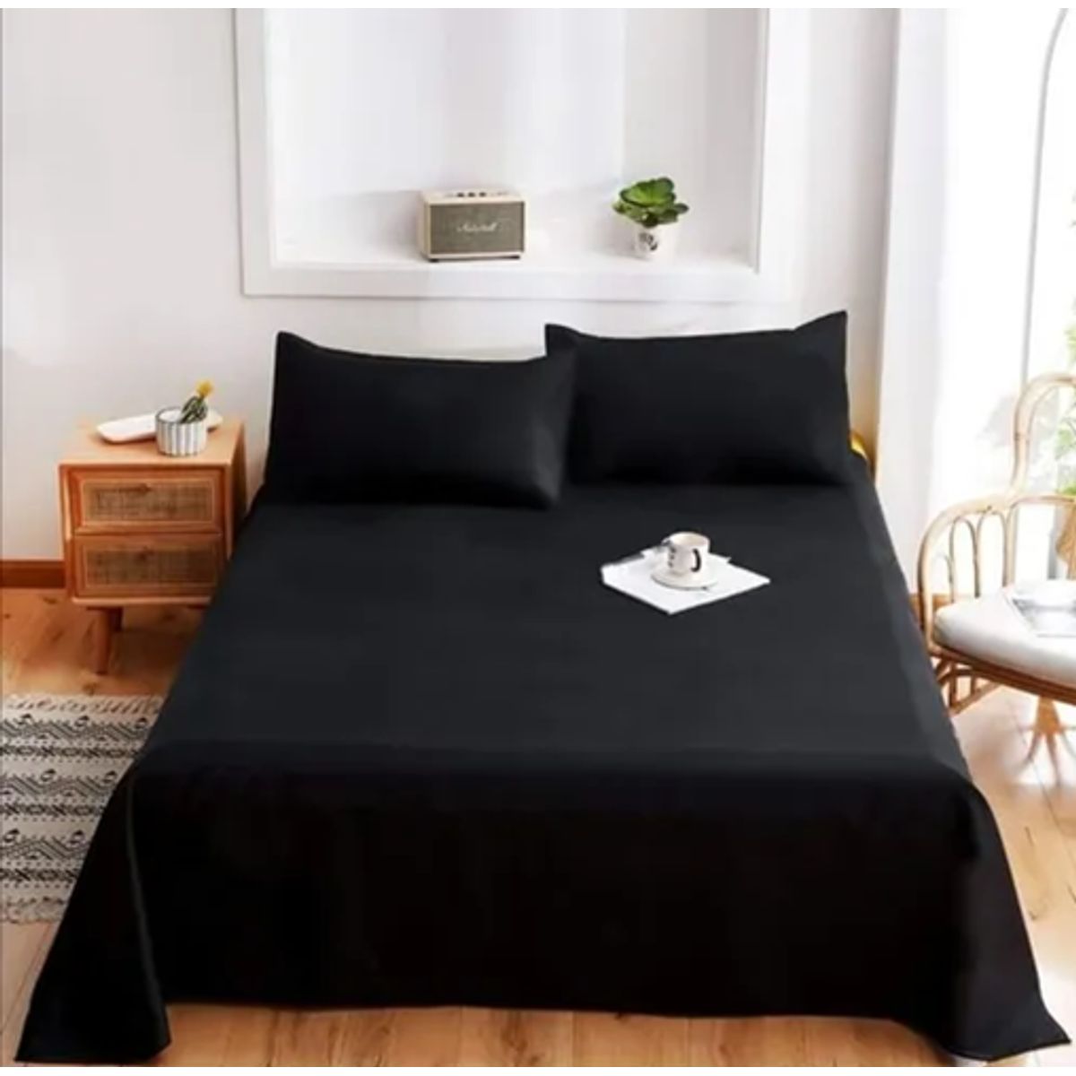 GENERICO - Sabana 1 plaza algodon 144 hilos