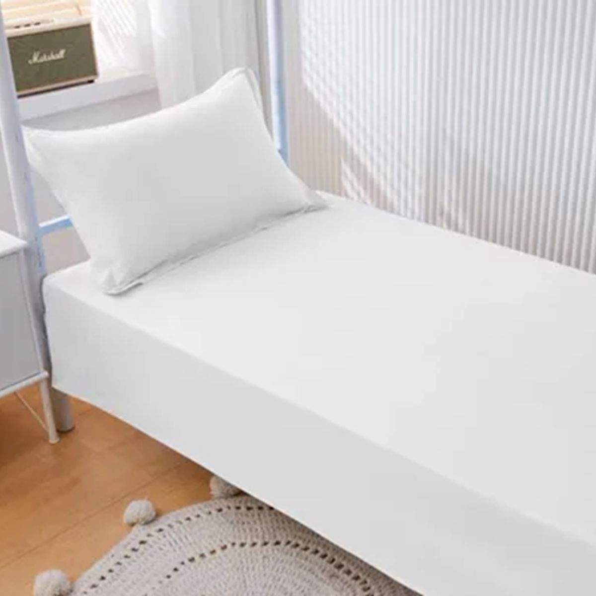 GENERICO - Juego sabanas 1 plaza 144 hilos varios colores