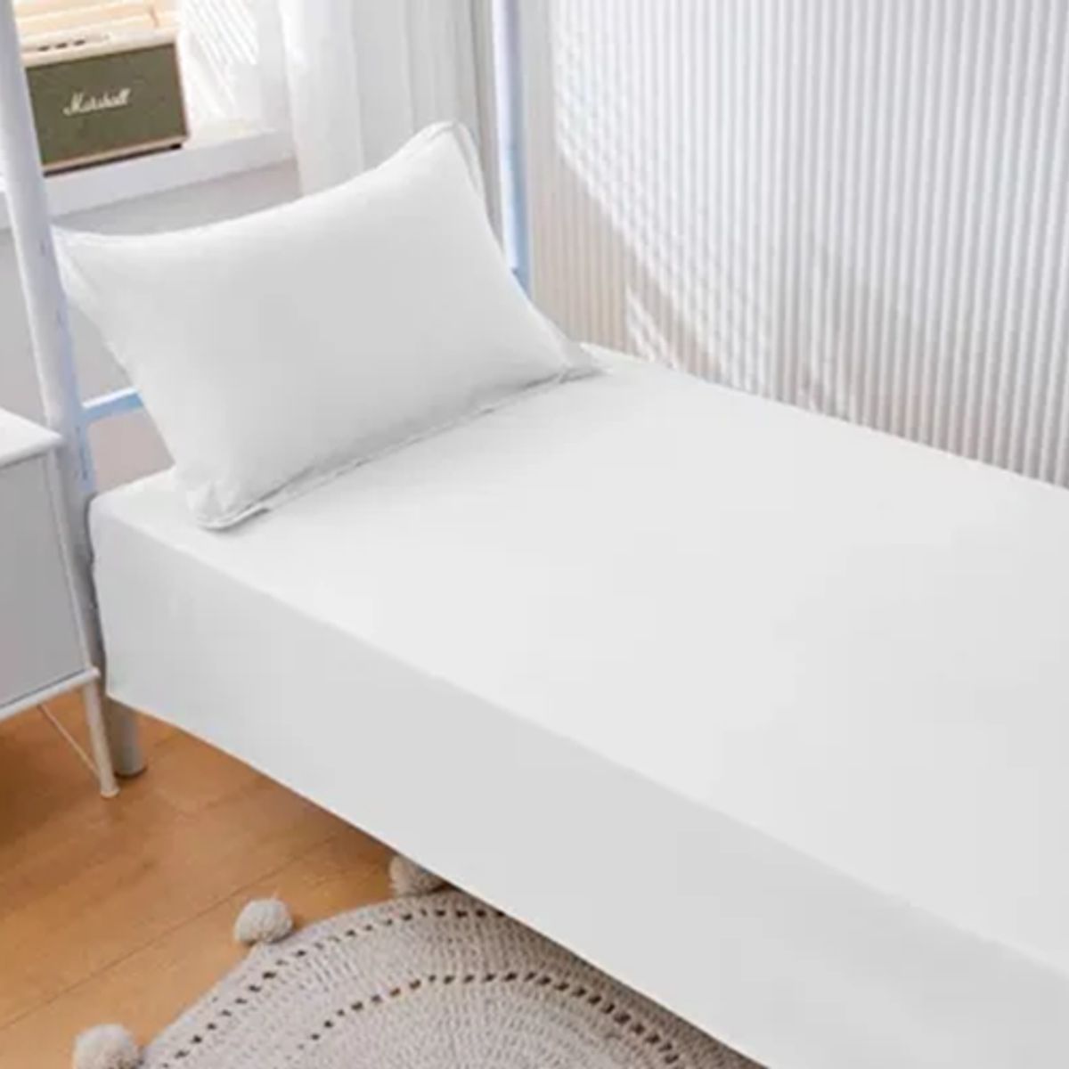 GENERICO - Juego sabanas 1 plaza 144 hilos varios colores