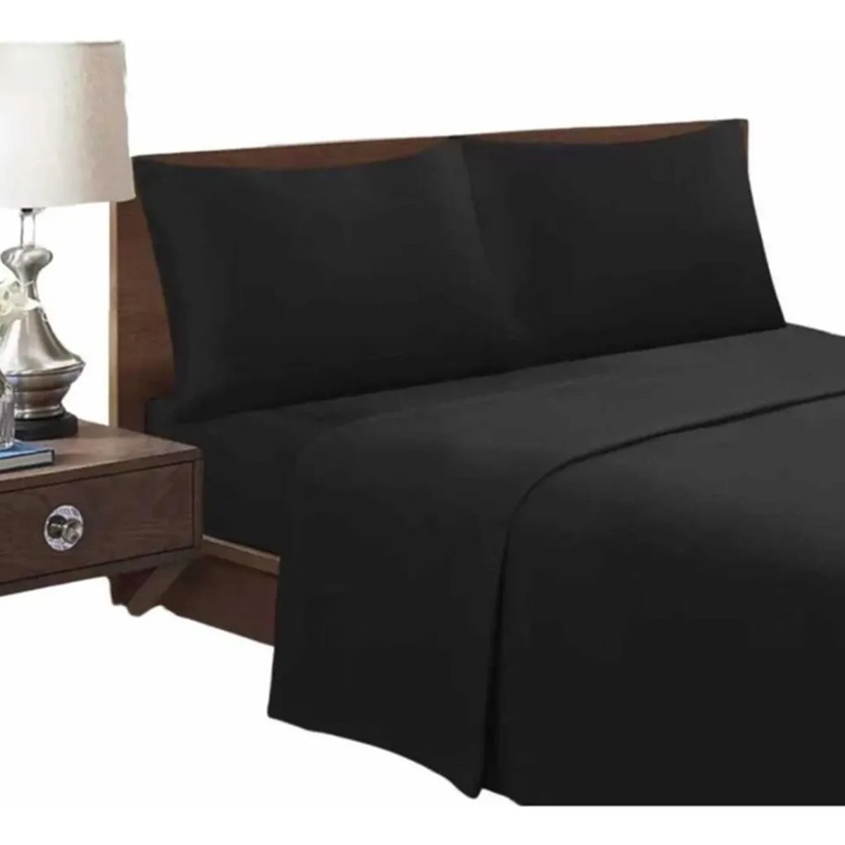 GENERICO - Juego sabana poliéster 2 plazas 4 piezas