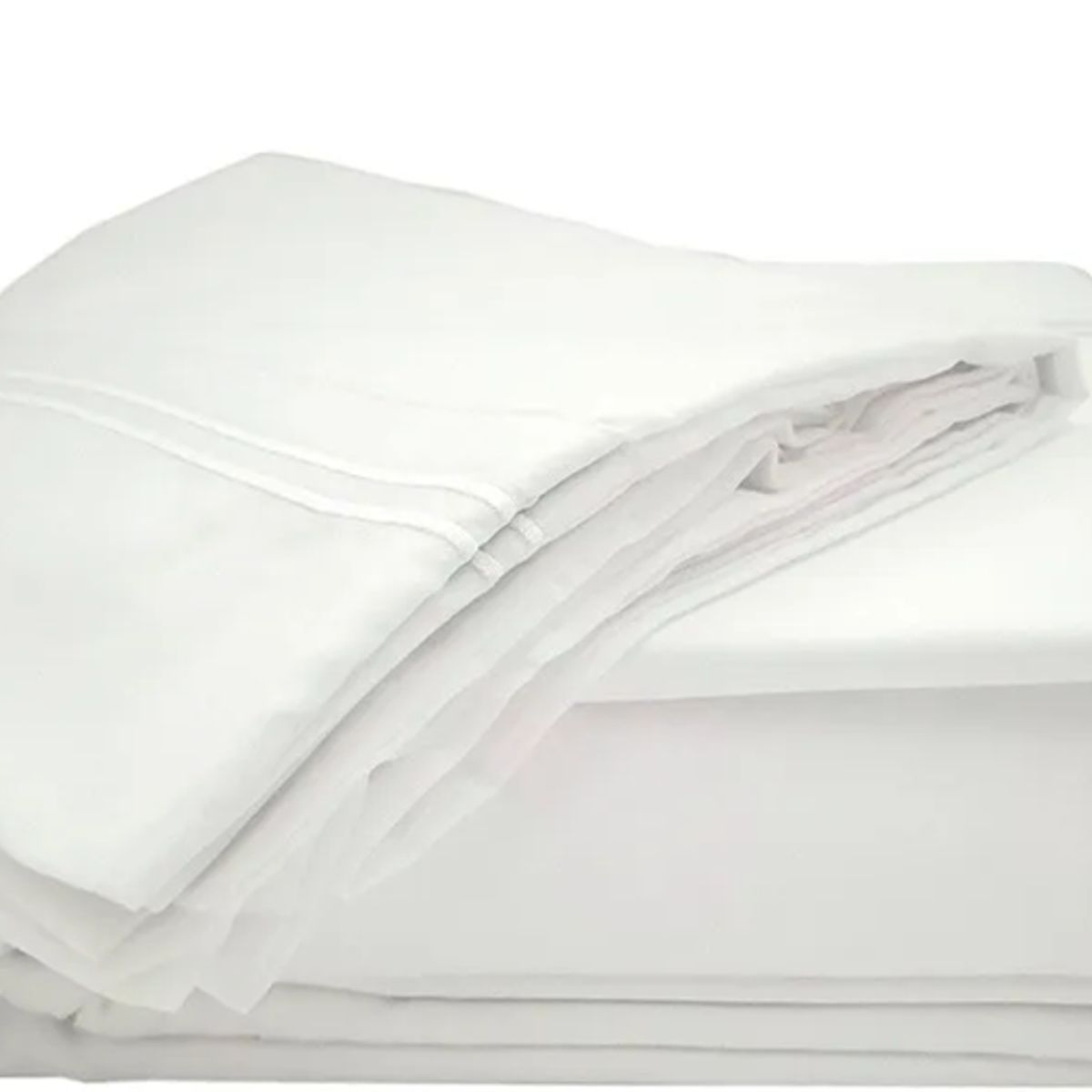 GENERICO - Juego sabanas 3Angeli lujo 1800 hilos 2 plazas color blanco