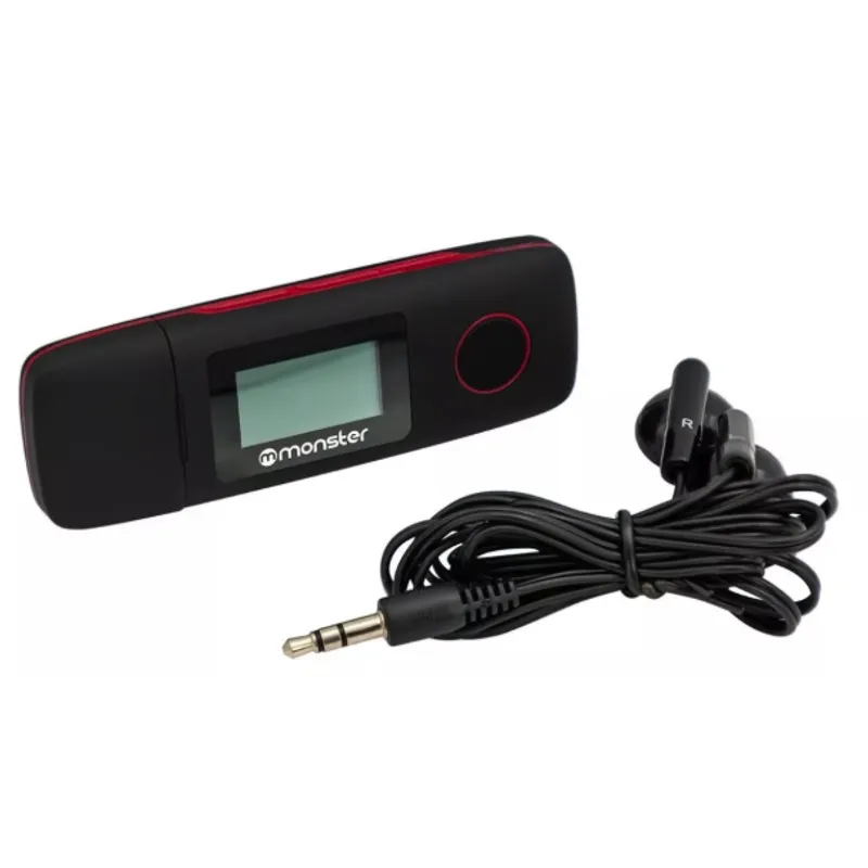 MONSTER AUDIO - Reproductor MP3 16GB Monster Audio - Rojo