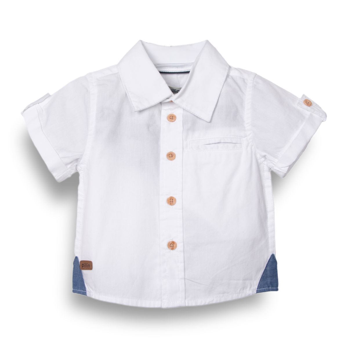 PILLIN - Camisa Bebe  Blanco Pillin PVC811-25BCO