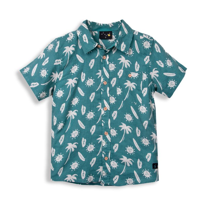 PILLIN - Camisa Niño Verde Pillin PVC807-25VER