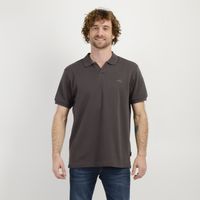 POLERA TEJIDA MANGA CORTA RIVERA GRIS OSCURO