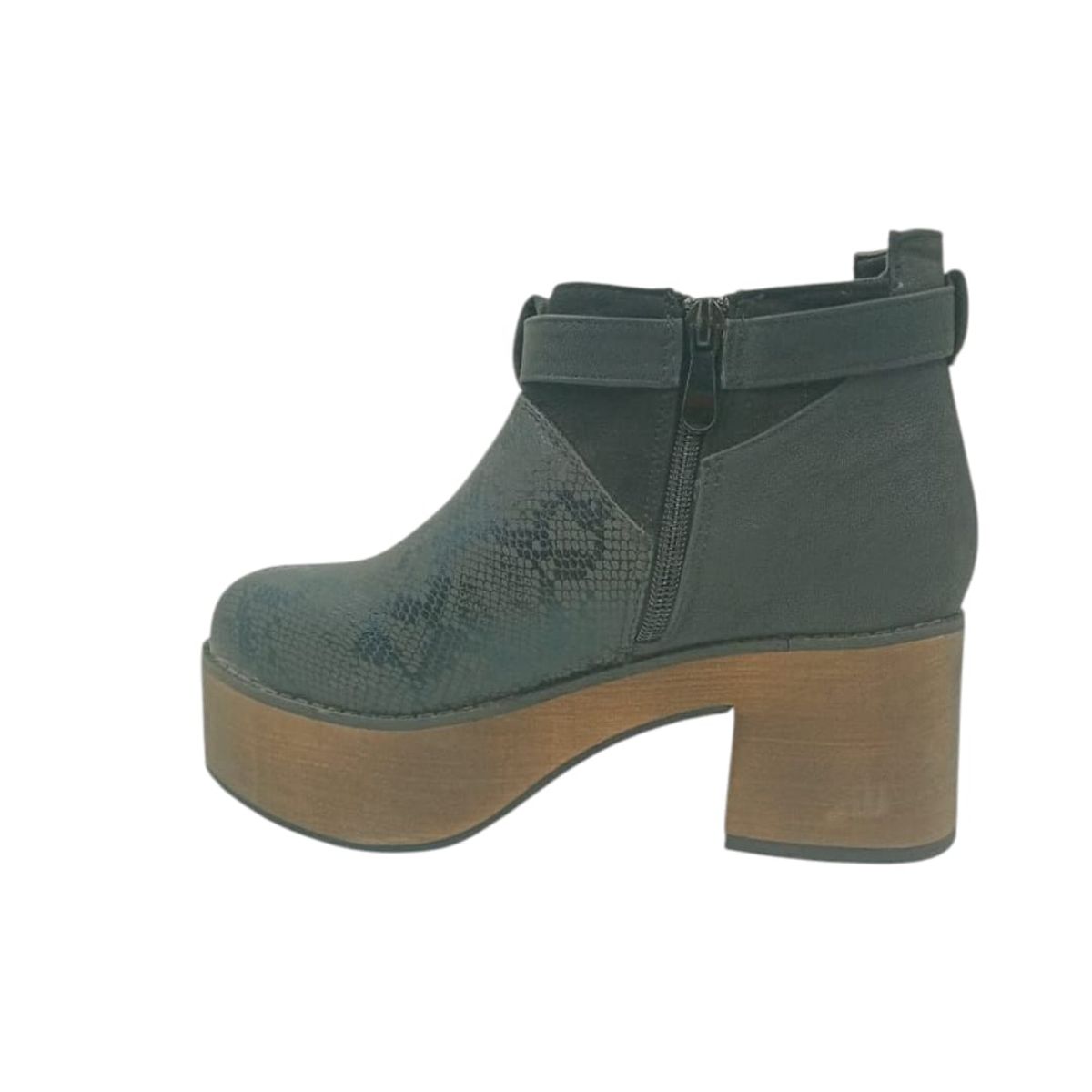 HERIEL - Botín Negro Plataforma Mujer