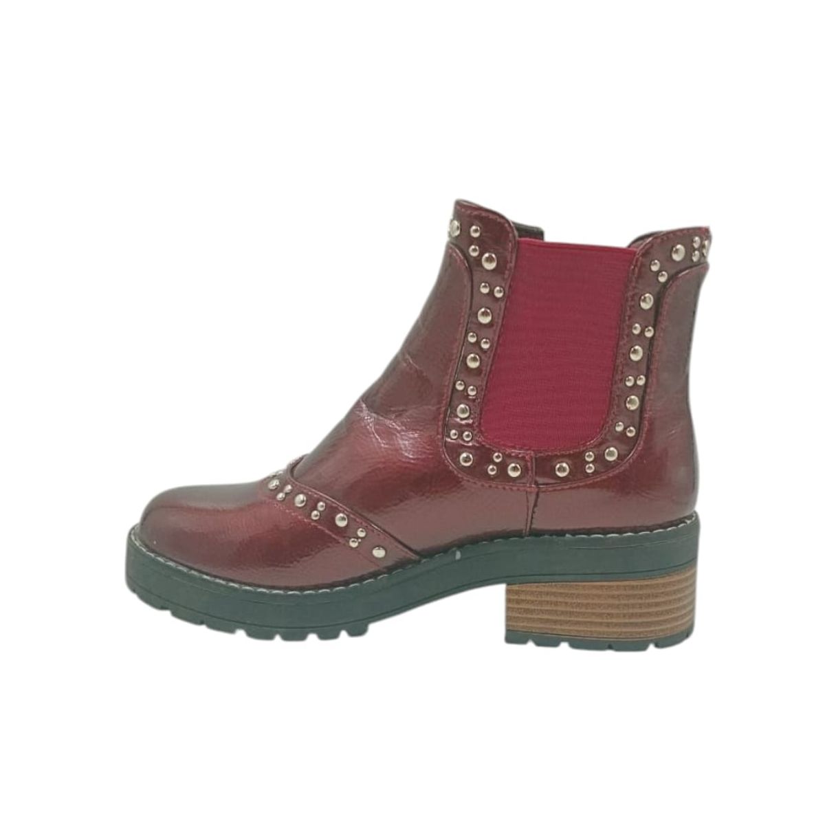 HERIEL - Botín Burdeos Tachas Mujer