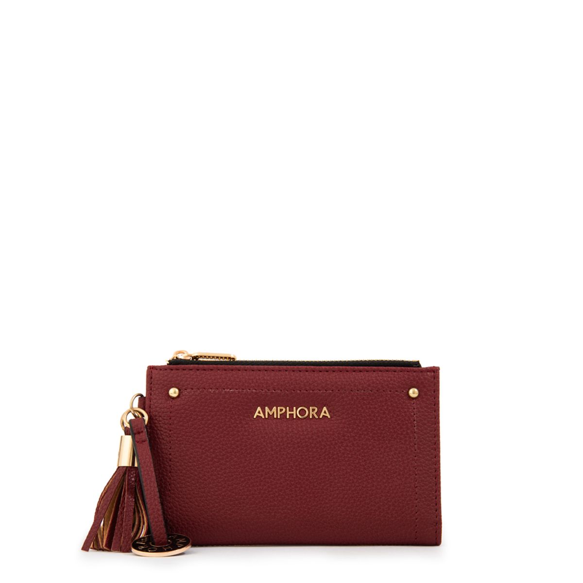 AMPHORA - Billetera etiopia pequeña rojo