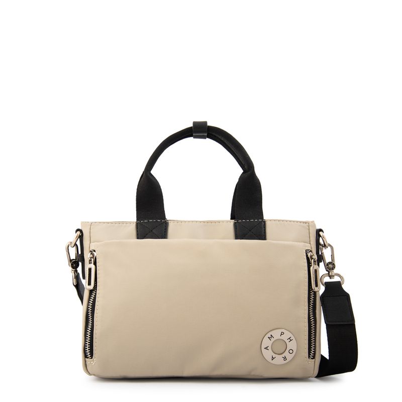 AMPHORA - Cartera Bandolera donna mediana beige