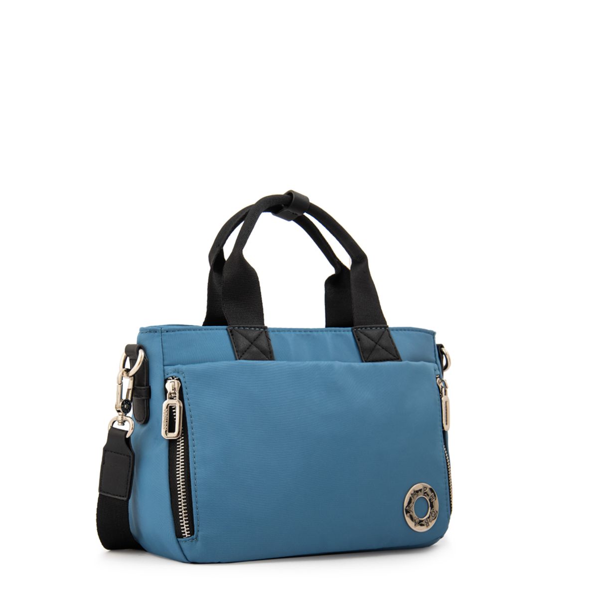 AMPHORA - Cartera bandolera donna mediana denim