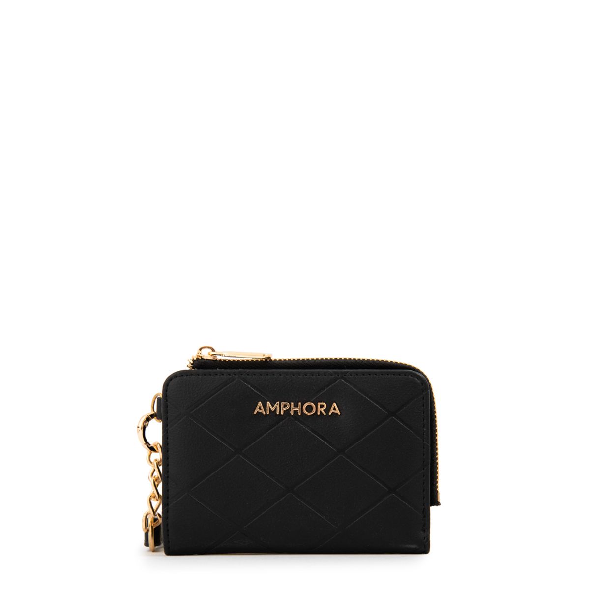 AMPHORA - Billetera suiza pequeña negro