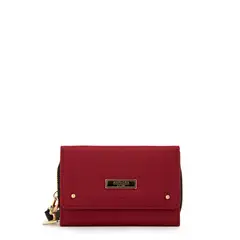 AMPHORA - Billetera mediana canada rojo oscuro