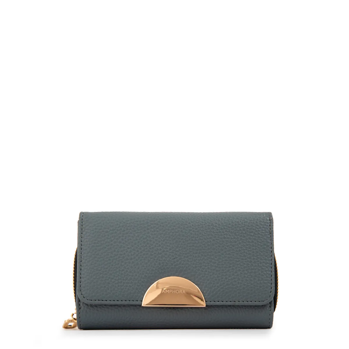 AMPHORA - Billetera naty mediana denim