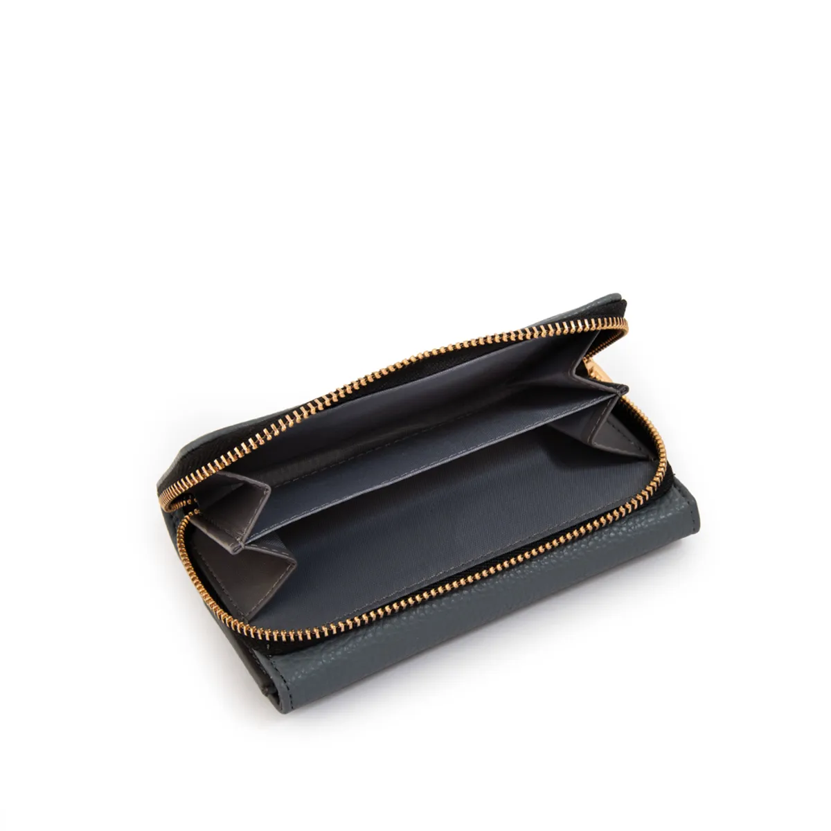 AMPHORA - Billetera naty mediana denim