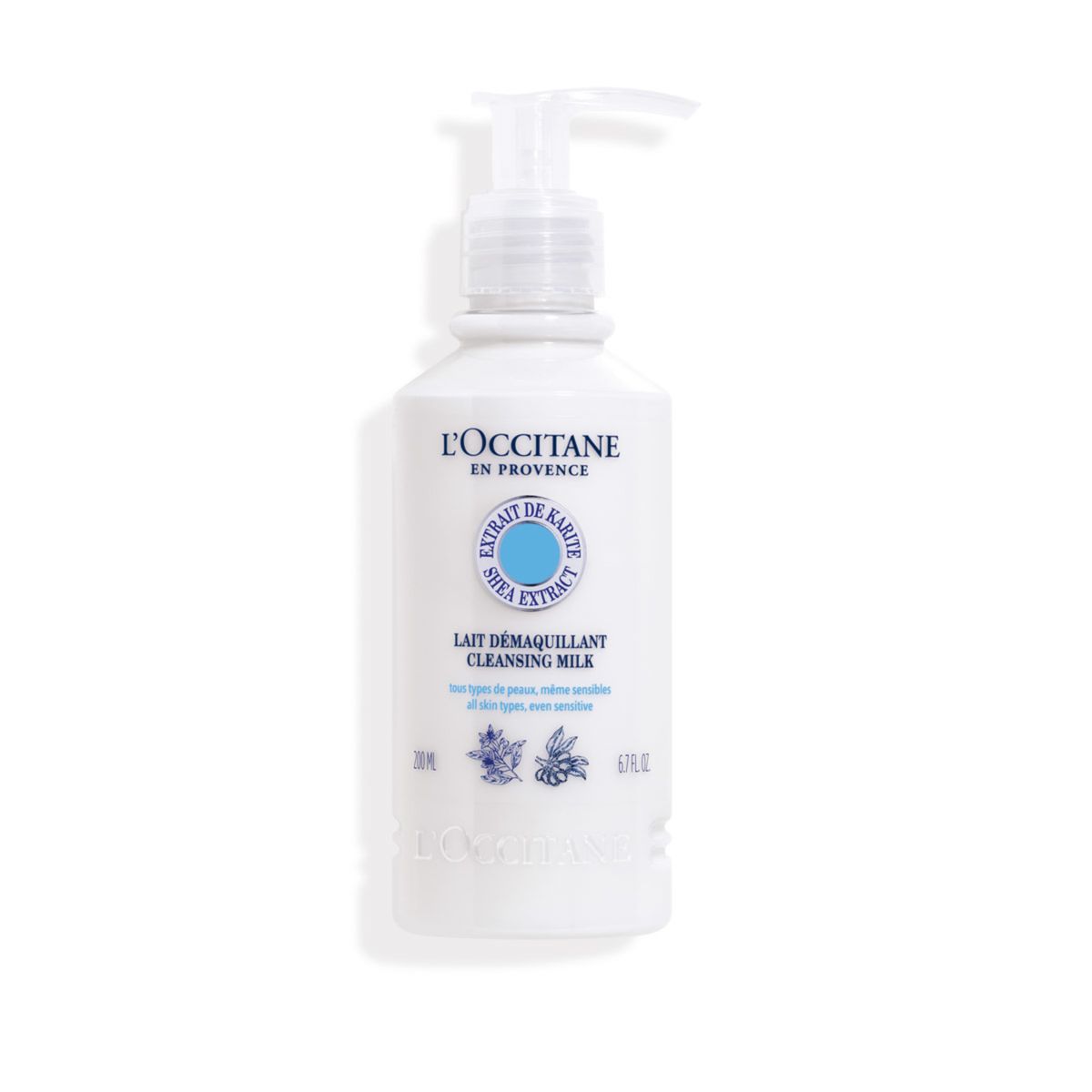 LOCCITANE - Leche de Limpieza Facial Karité 200 ml LOCCITANE