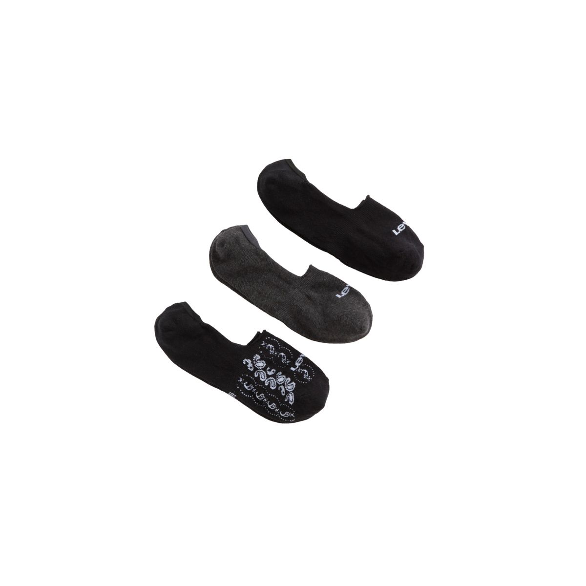LEVIS - Medias Hombre 3 Pack Negro Levis