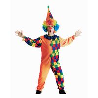 Disfraz Payaso con peluca y nariz 7 a 9 años