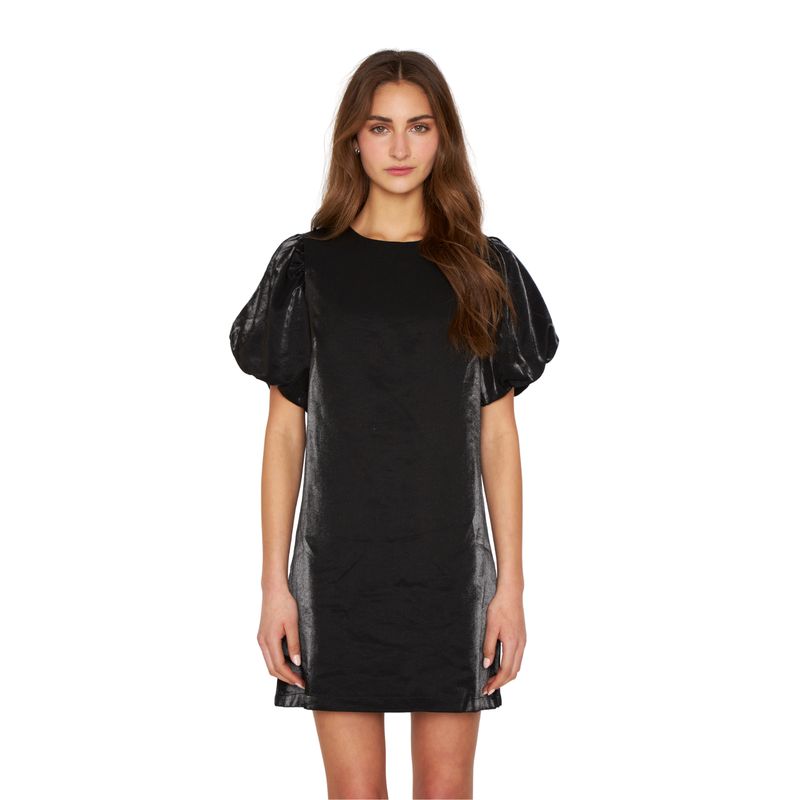 JACINTA TIENDA - Vestido Siena bright negro Jacinta Tienda
