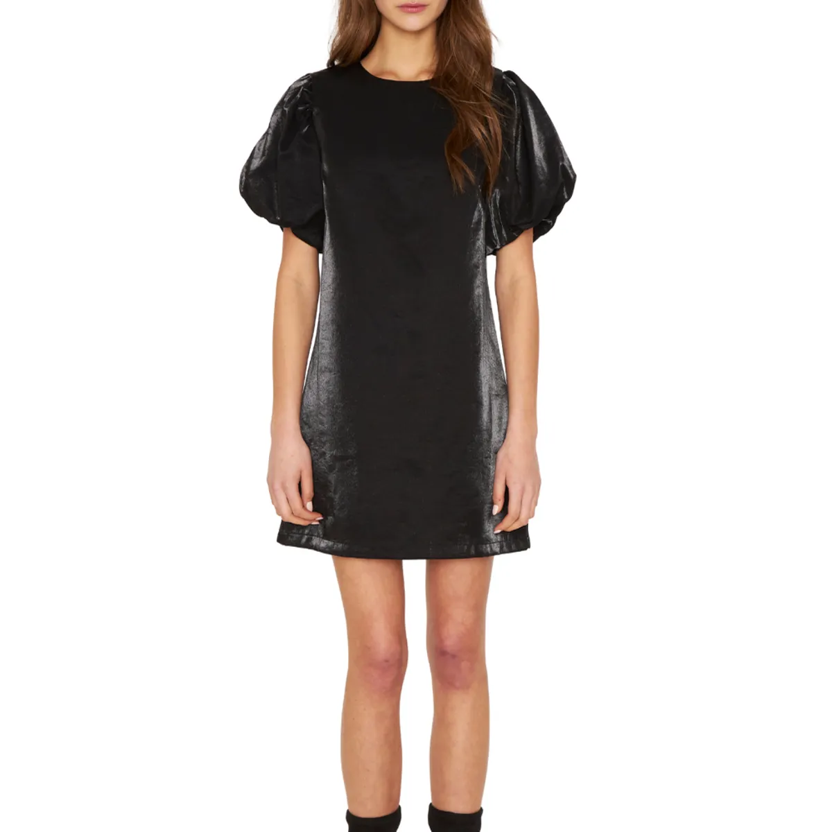 JACINTA TIENDA - Vestido Siena bright negro Jacinta Tienda