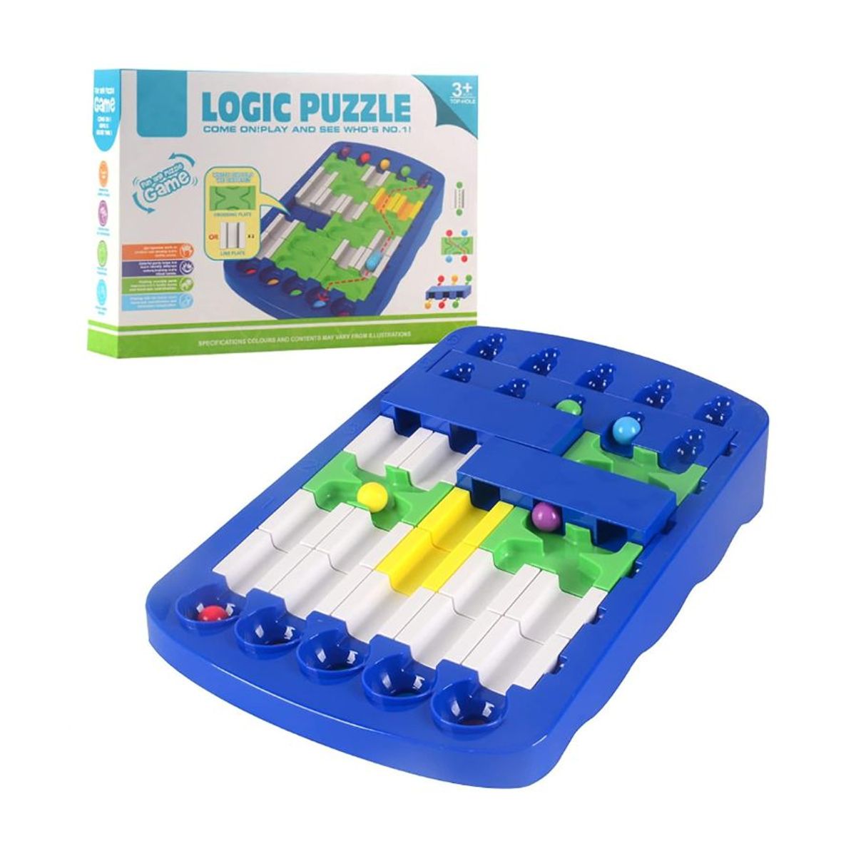 GENERICO - Juego De Mesa Laberinto Puzzle Rompecabezas