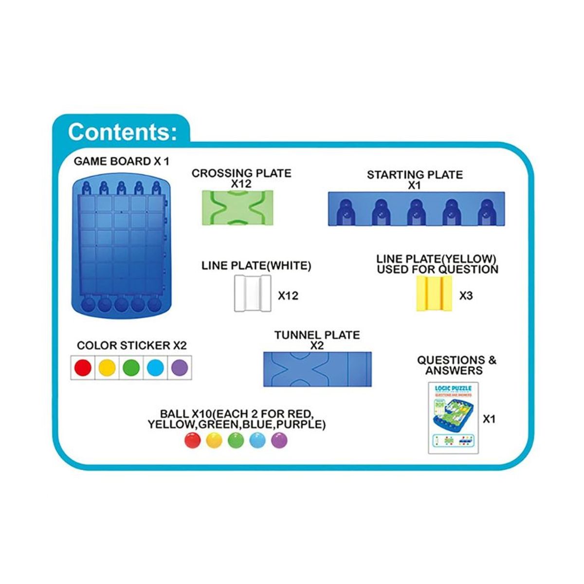 GENERICO - Juego De Mesa Laberinto Puzzle Rompecabezas