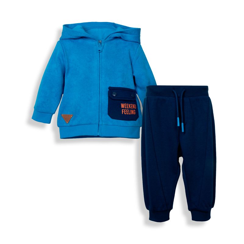 PILLIN - Buzo Bebe  Azul Pillin PVC517-25AZU