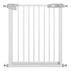 GENERICO - Reja seguridad para bebe mascotas glowup color blanco