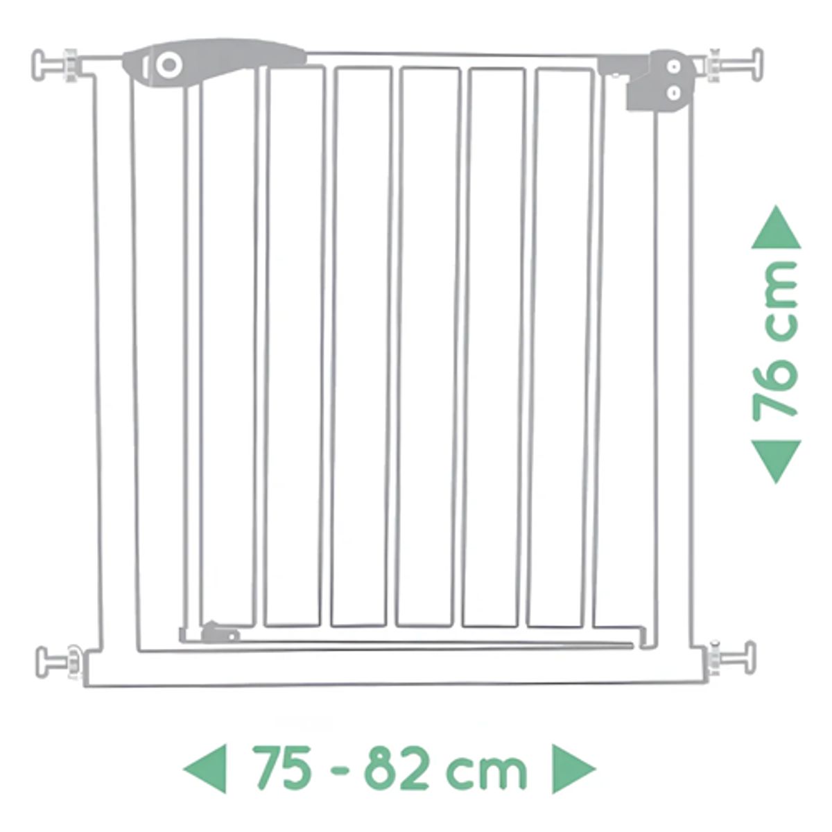 Reja seguridad escalera bebe R3024, marca GENERICO - Foto 2