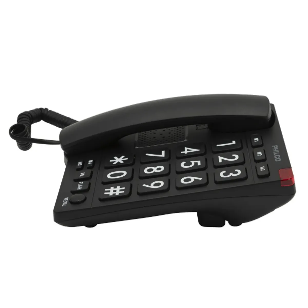 PHILCO - Teléfono Fijo Senior Multifunción con Números Grandes Philco